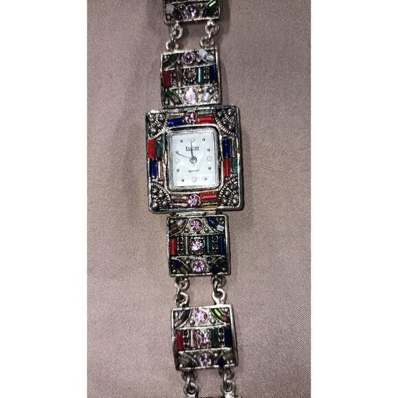 Kristine quartz watch art Deco style - Picture 1 of 5